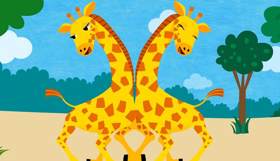 长长脖子长颈鹿