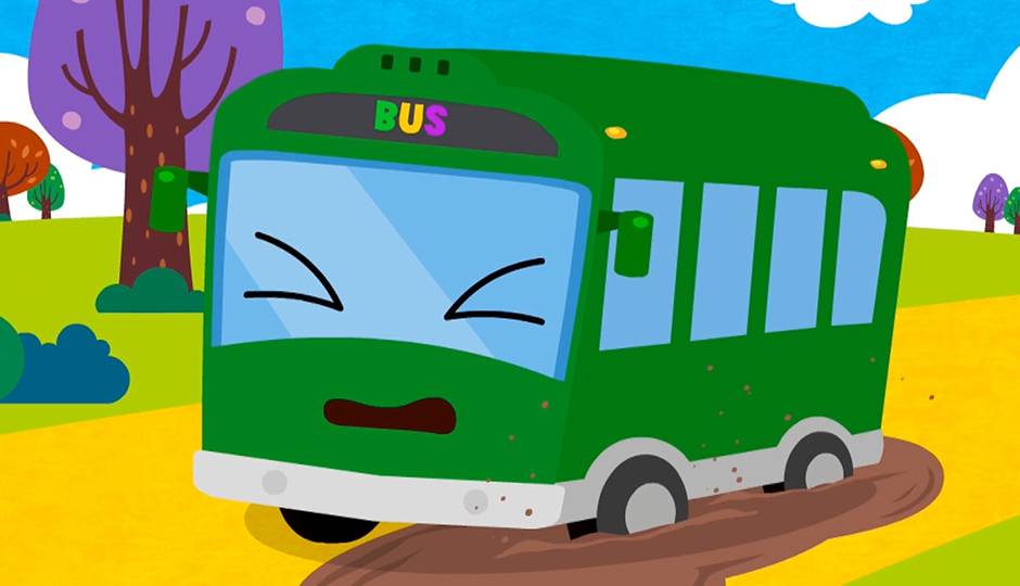 The Wheels on the Green Town Bus