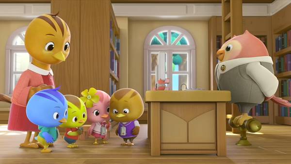 萌鸡小队去借书 上