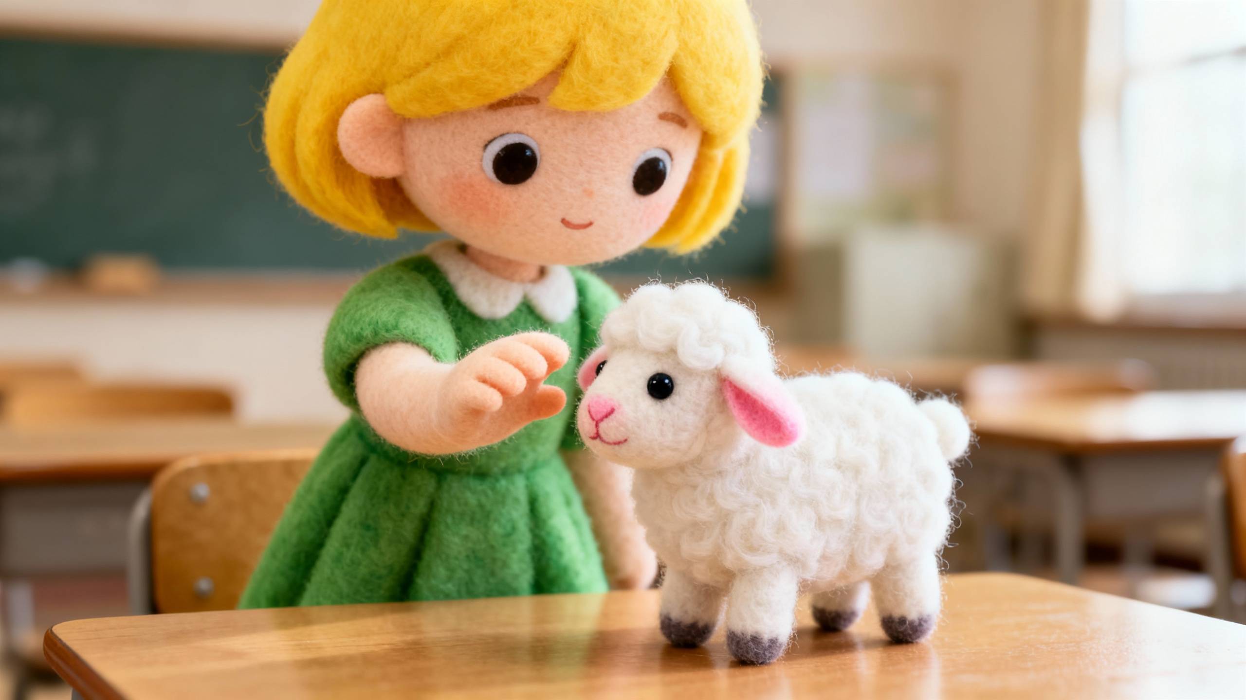 玛丽有只小羊羔