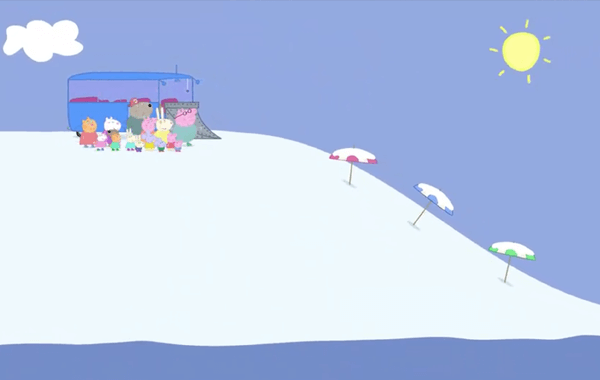 太阳、大海和雪