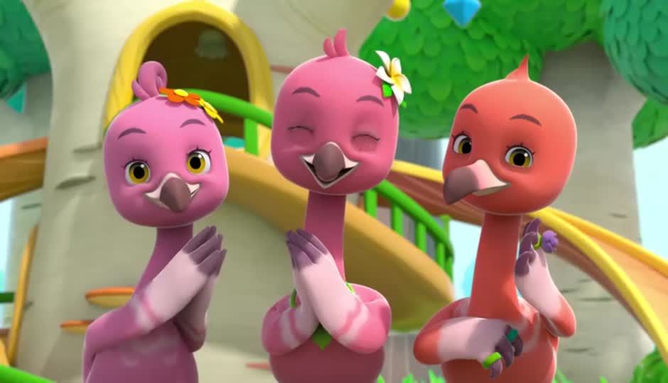 美丽的火烈鸟！