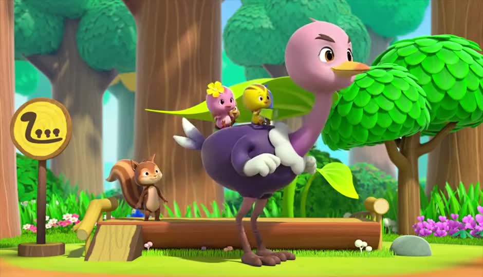 欢迎乘坐鸵鸟出租车!