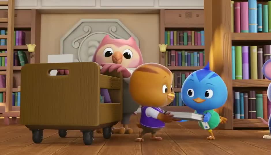 萌鸡小队去借书 下