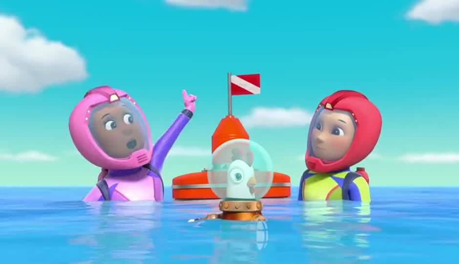 海洋巡逻队 飞天潜水钟/淹水的农场