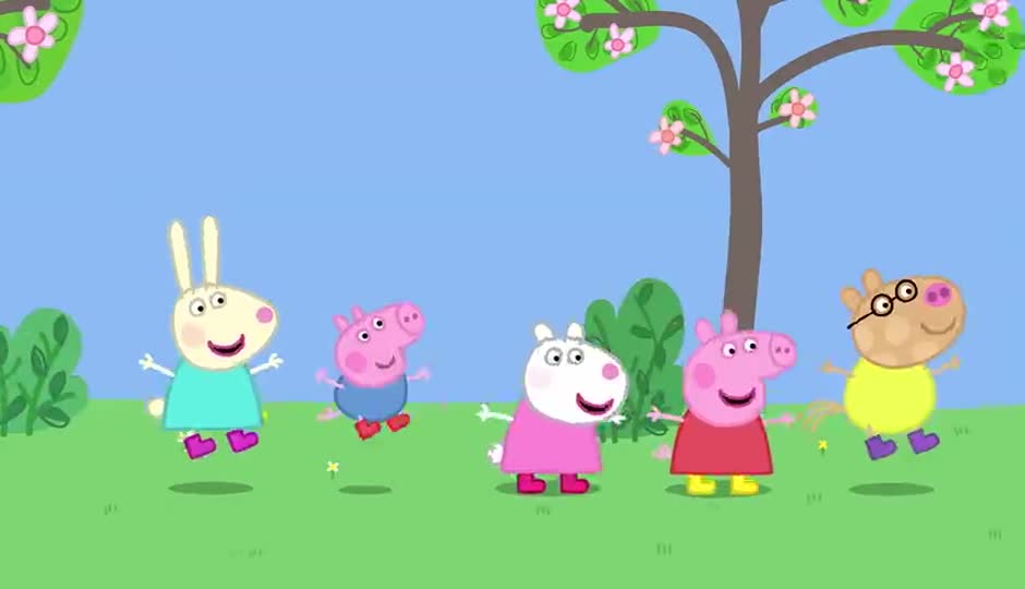 单脚跳 跳着走 双脚跳