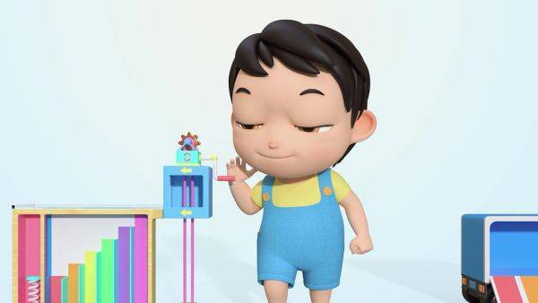 弹簧洞洞球，认识数字