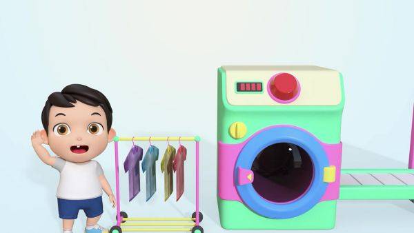 衣服传送带，认识颜色