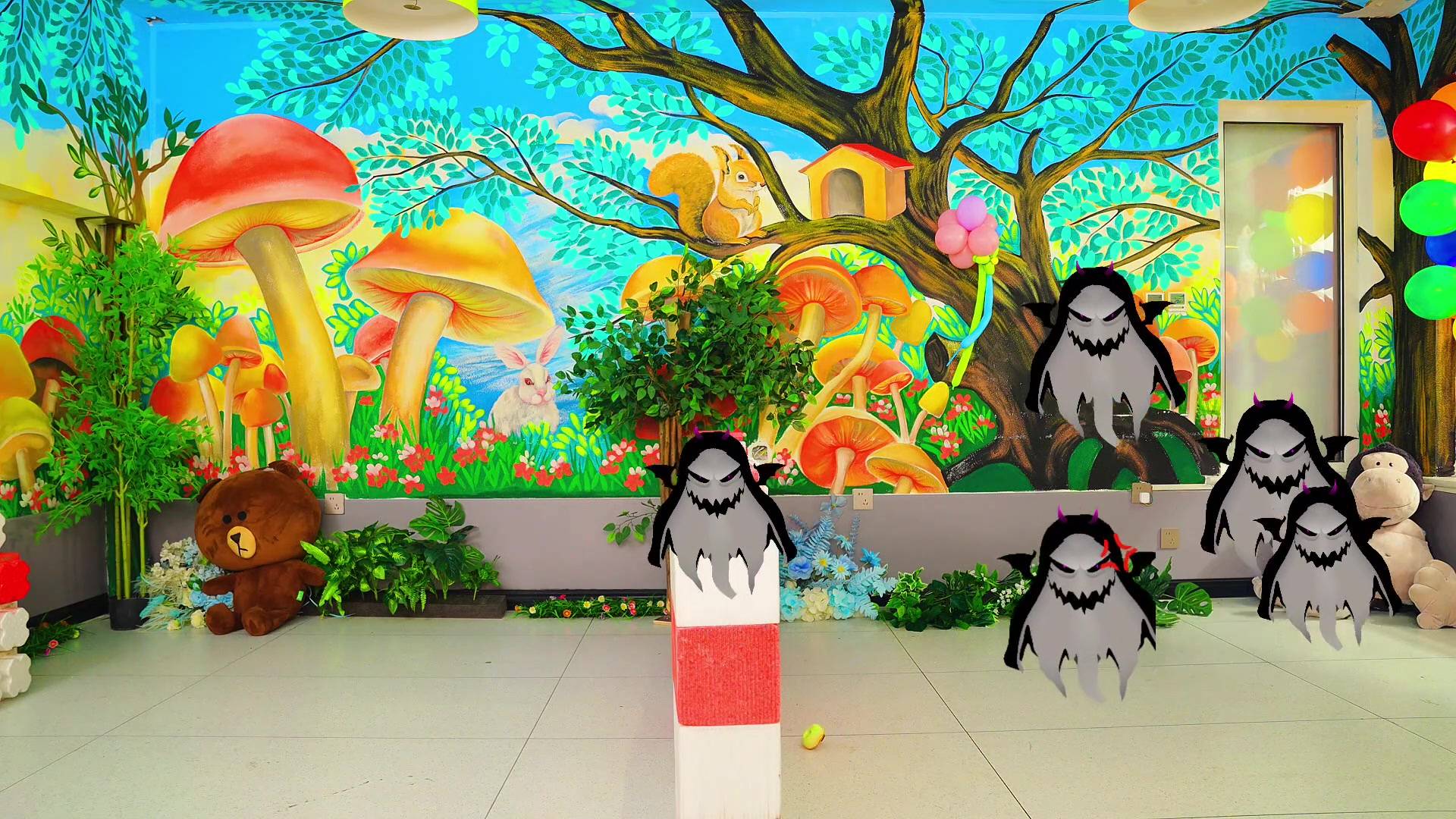 赶走恶魔怪