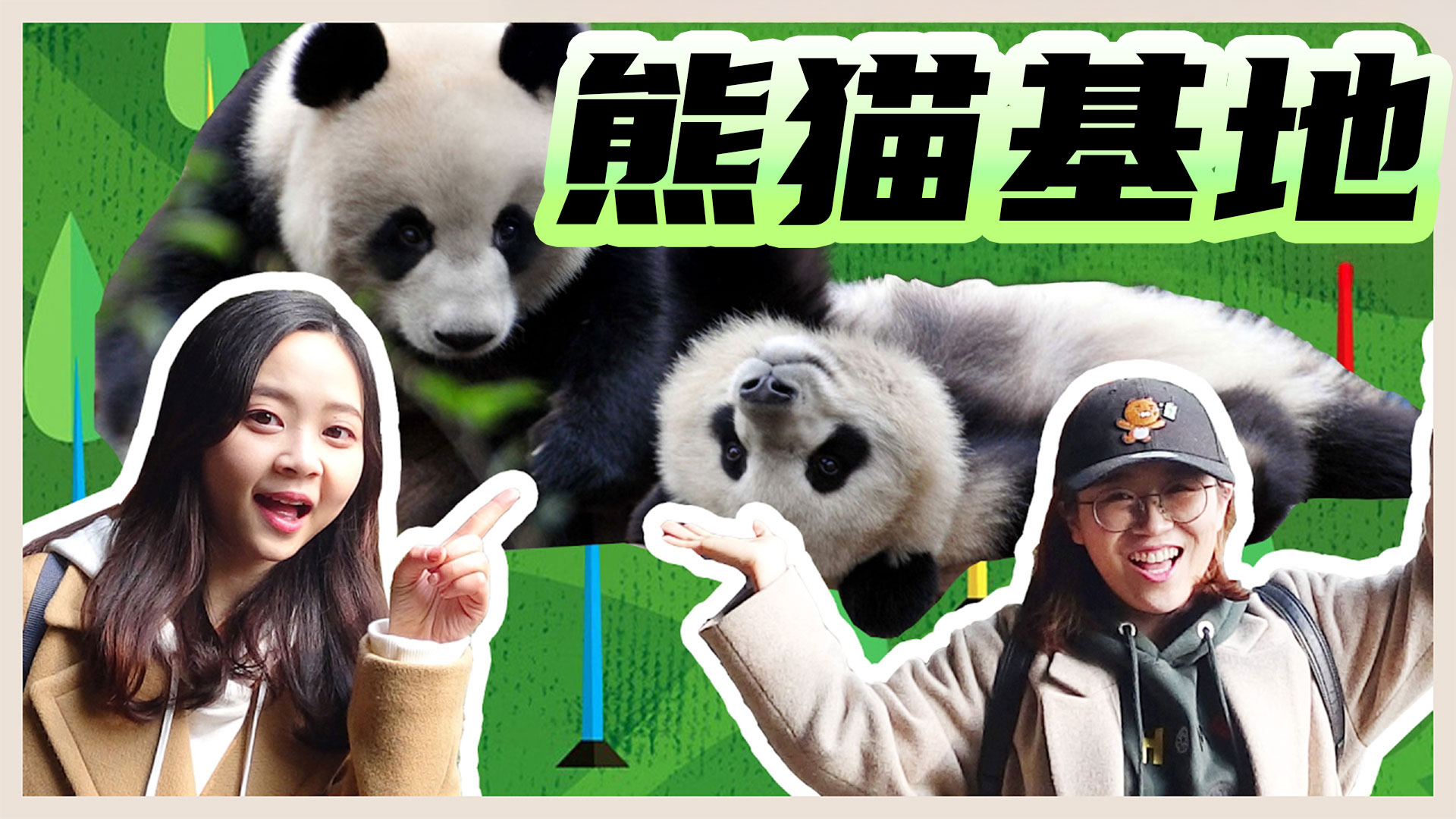 萌萌大熊猫，一起去熊猫基地吧！