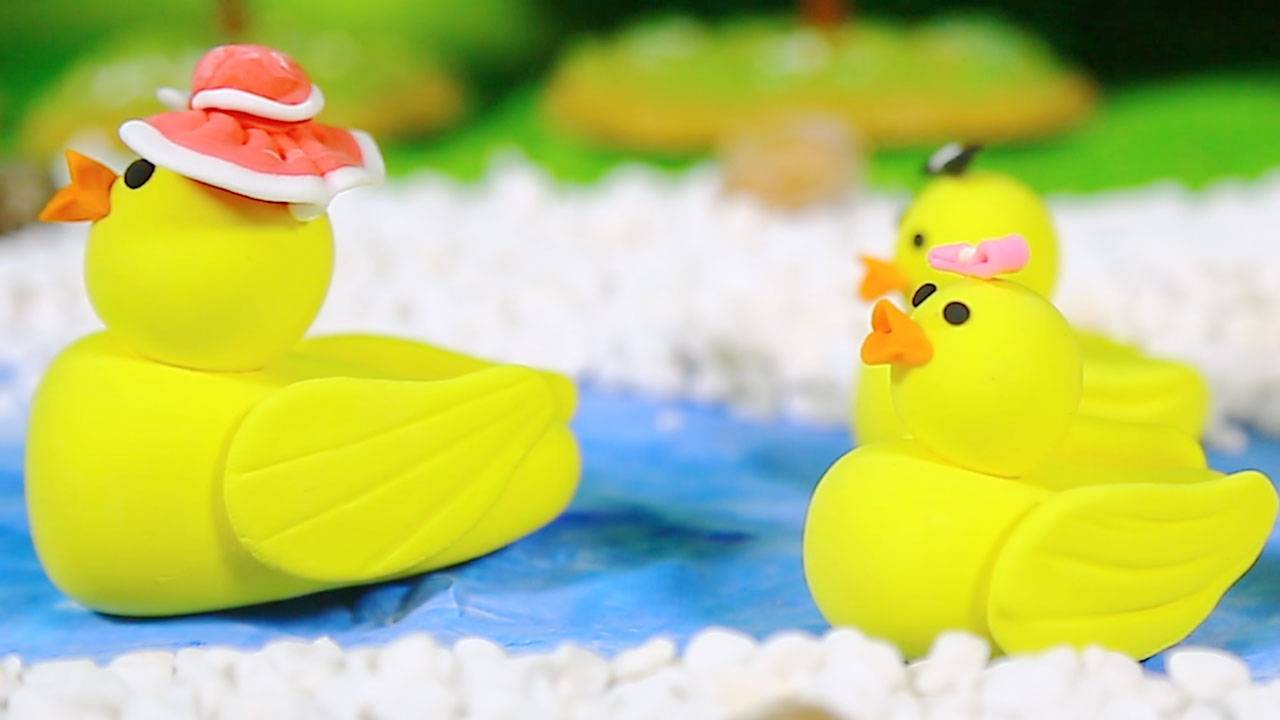 粘土小鸭子