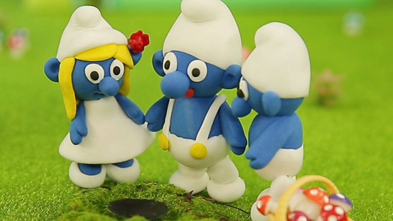 粘土蓝精灵