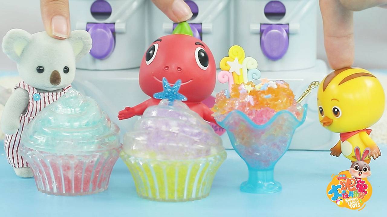 水雾珠珠冰淇淋
