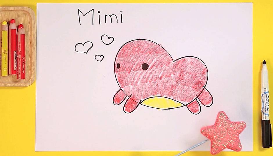 一起来画咪咪