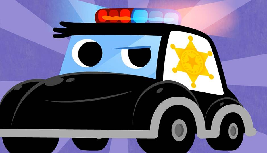 警车