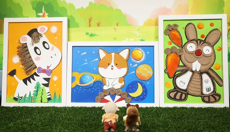 创意纸箱画