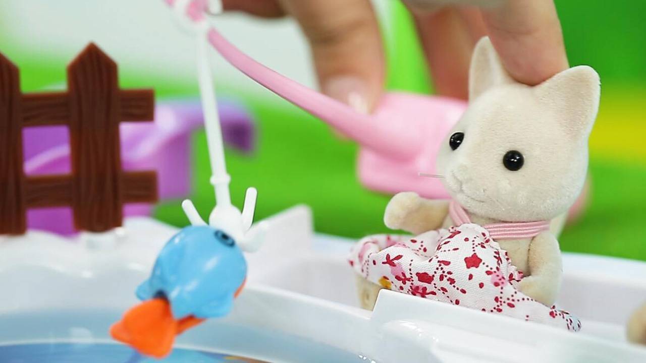 小猫钓鱼