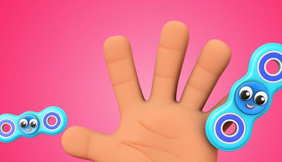 转轮手指家庭 Finger Family Fidget Spinner