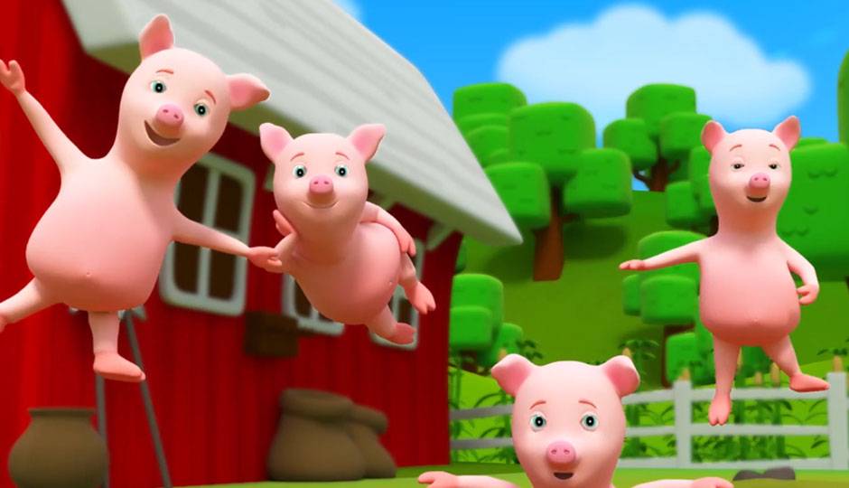 五只小猪 Five Little Piggies