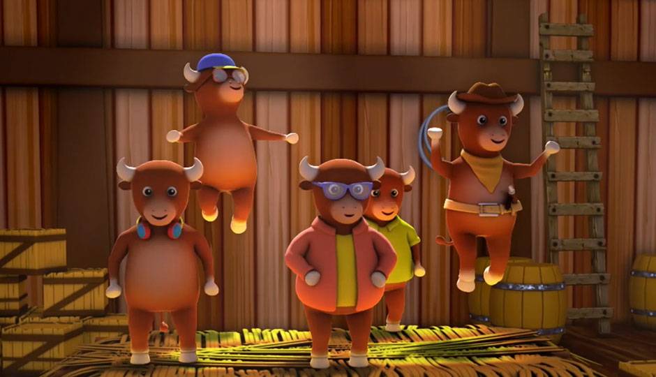 五头小公牛 Five Little Bulls