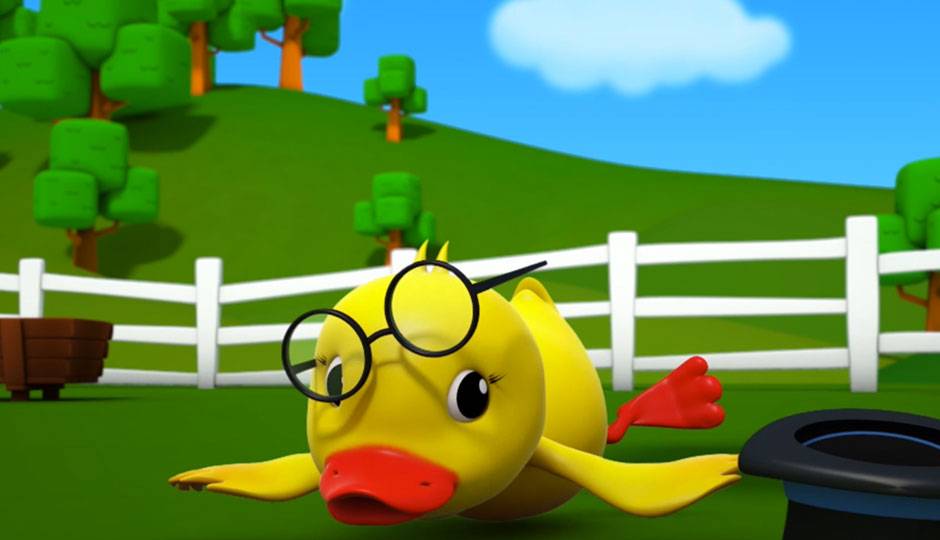 五只大鸭子在床上跳 Five Big Ducks Jumping On The Bed