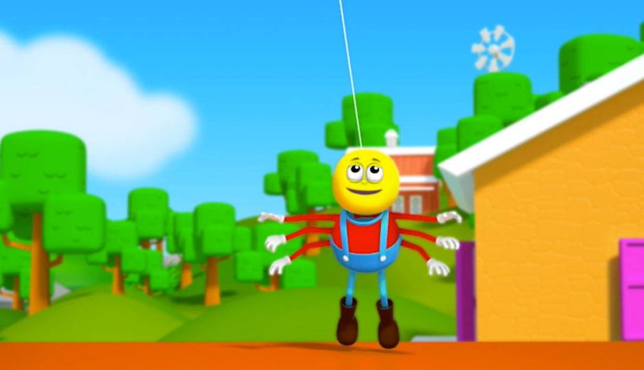 小蜘蛛坐在墙上 Incy Wincy Spider Sat On A Wall