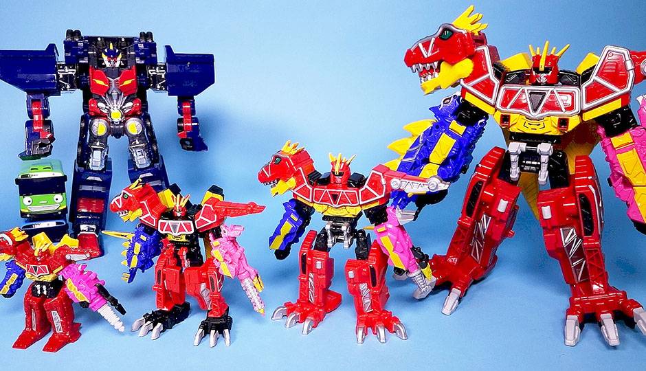 恐龙变形金刚玩具朋友们