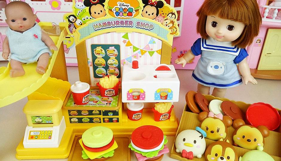 宝宝多莉和汉堡西餐玩具