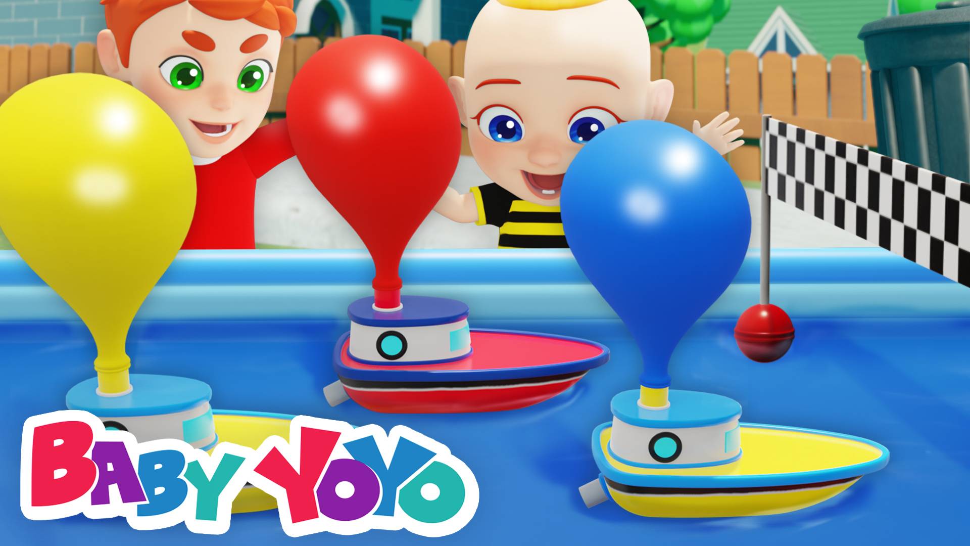 Balloon Boat Race