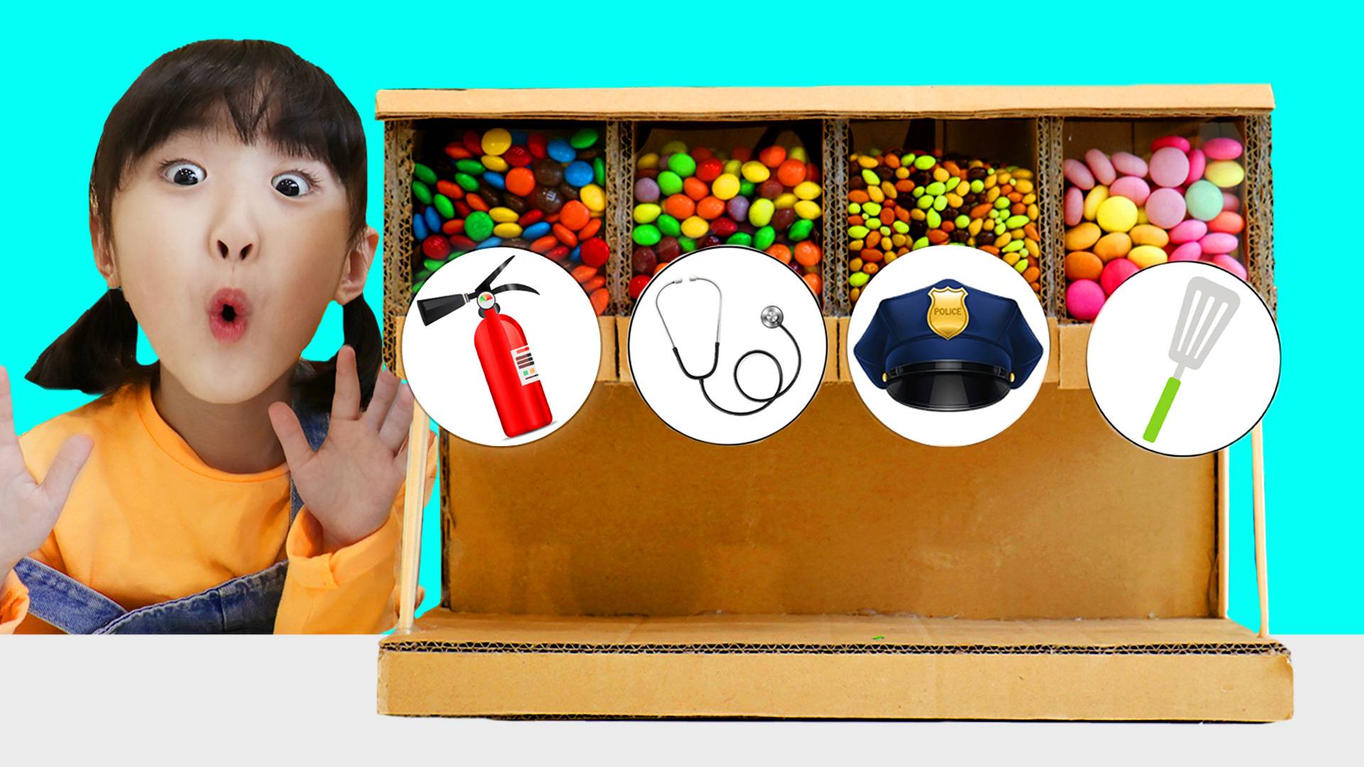 这里有一个神奇的巧克力贩卖机！吃了巧克力，可以职业变身！