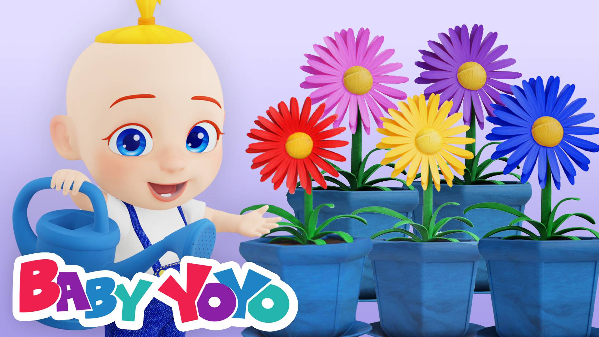 Color Flower Pot