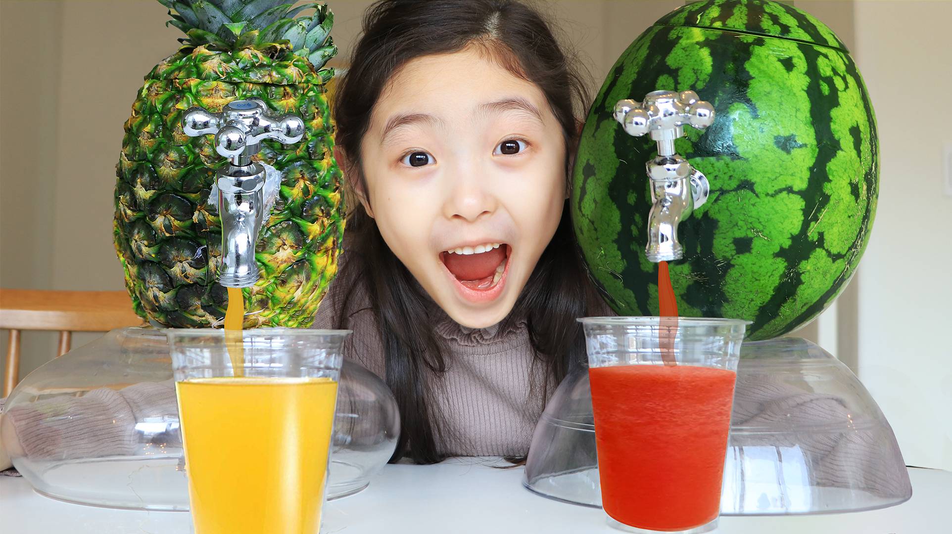 哇！神奇的净水器竟然可以做出鲜榨果汁！