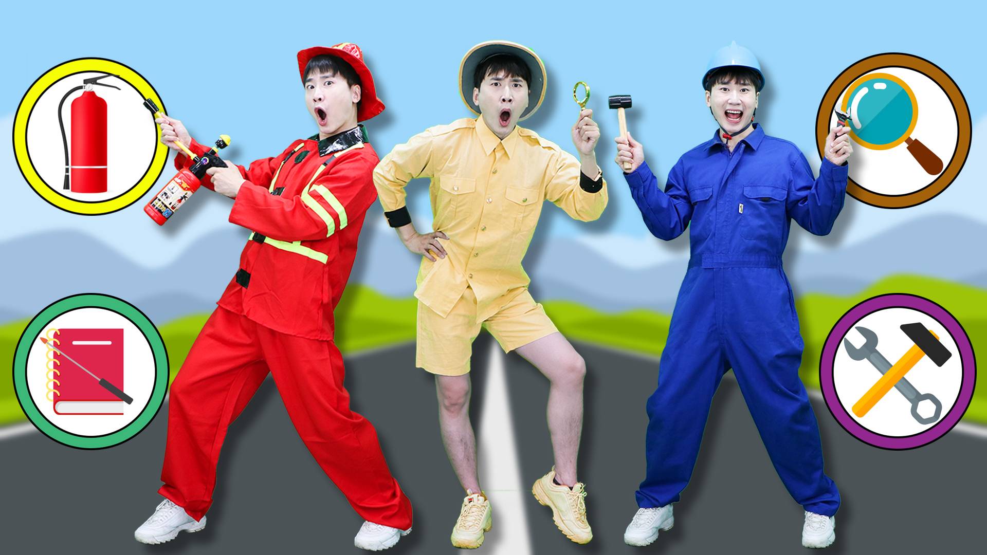 职业装拼图游戏小合集！比比谁的速度快！