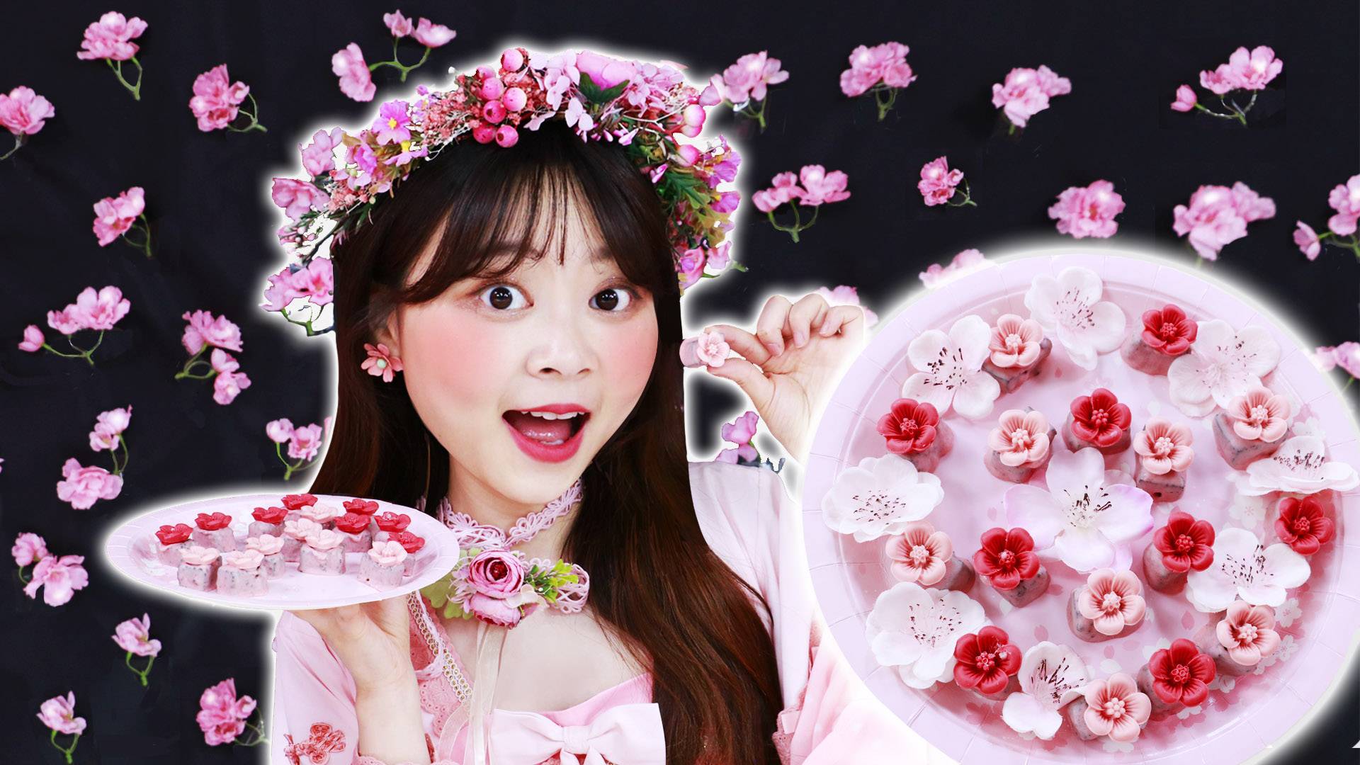 【美食分享】樱花季来了，当然要好看又好吃的樱花布朗尼！