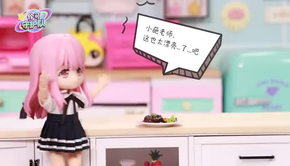 牛排摆盘的艺术！小葩小雨蝶合力自制高颜值牛排