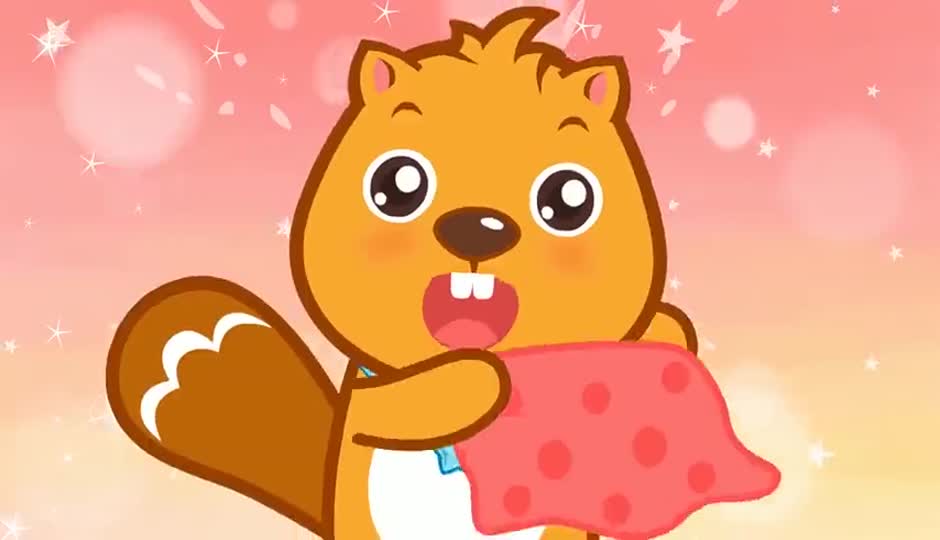 小毛巾爱玩水