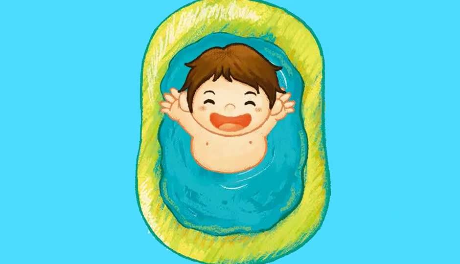 宝宝的洗澡盆