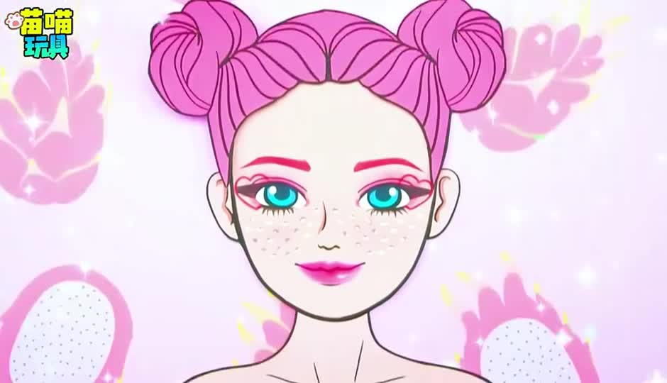 小公主们的火龙果妆容来喽
