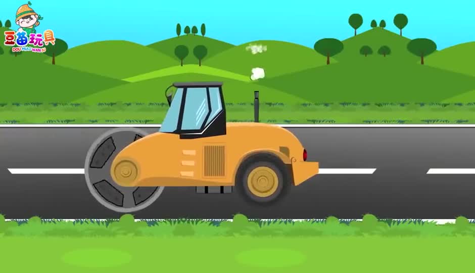 挖掘机，压路机，吊车，搅拌机