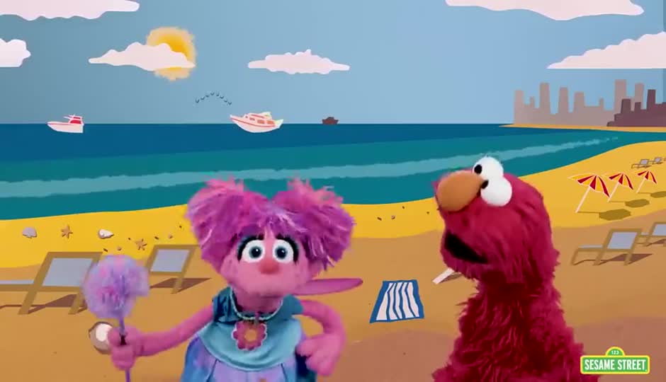 Find Green with Elmo and Abby