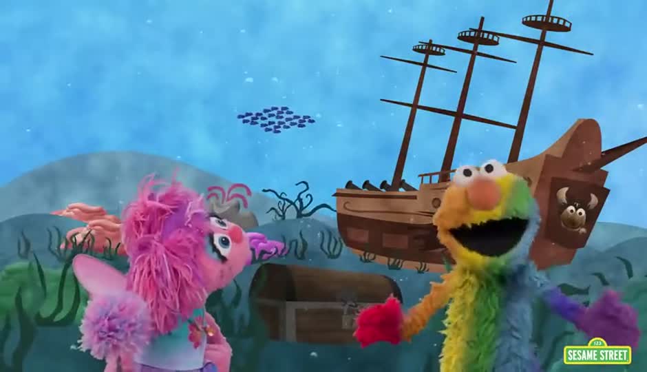 Find Rainbow with Elmo and Abby! 