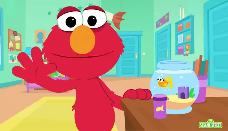 Play Peek-A-Boo with Elmo