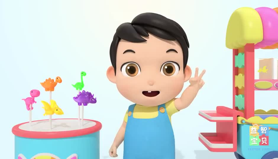 水果恐龙棒棒糖，认识水果