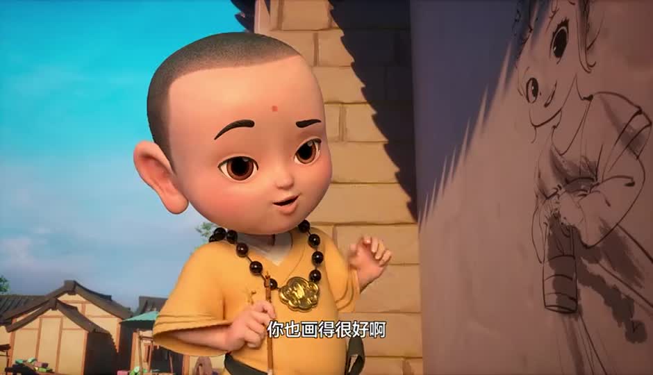 小画师妒心毁壁画