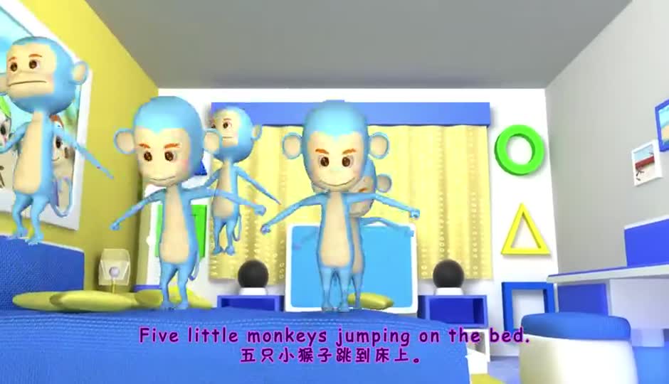 five little monkeys