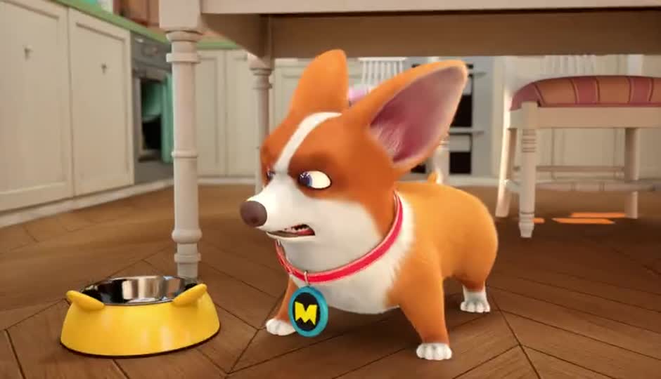 犬口夺食