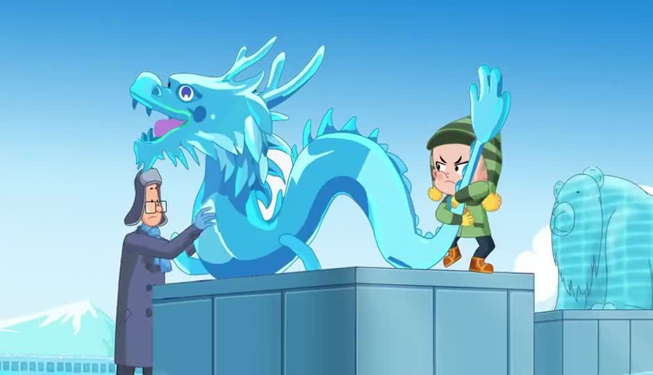 热情的冰雕