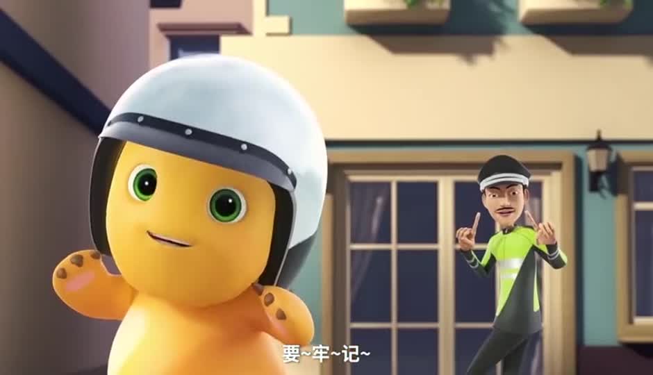 红灯冲冲可不行~绿灯通行才安心~