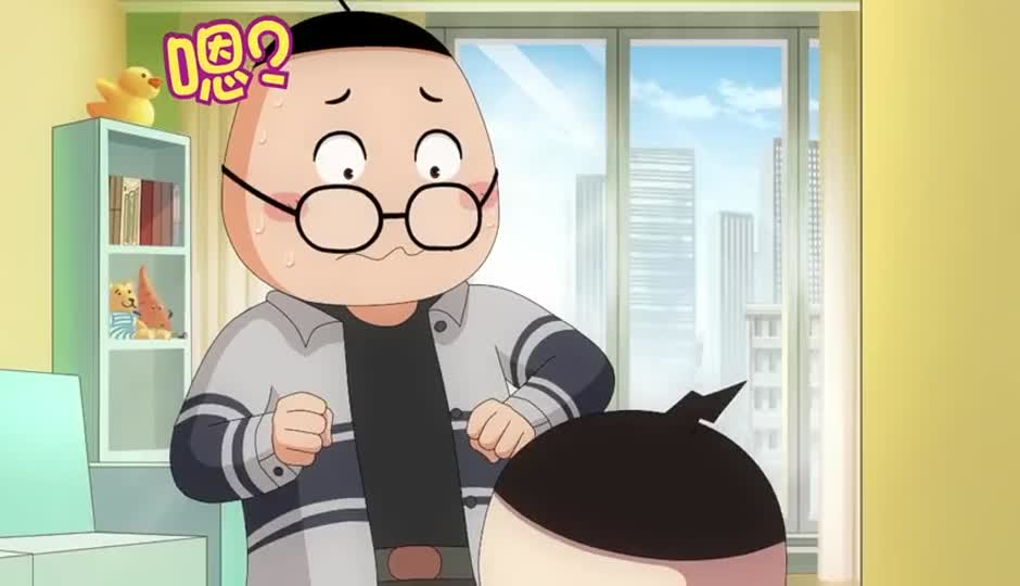 爸爸太帅啦，只是帅得不明显