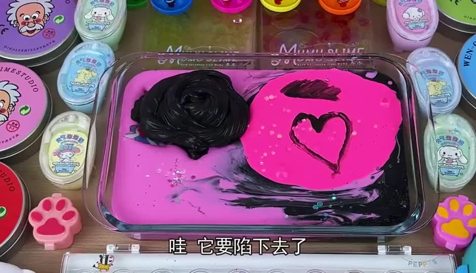 下一期你们还想看什么颜色的史莱姆混合在一起呢